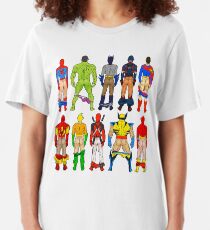 Superhero Butts Slim Fit T-Shirt