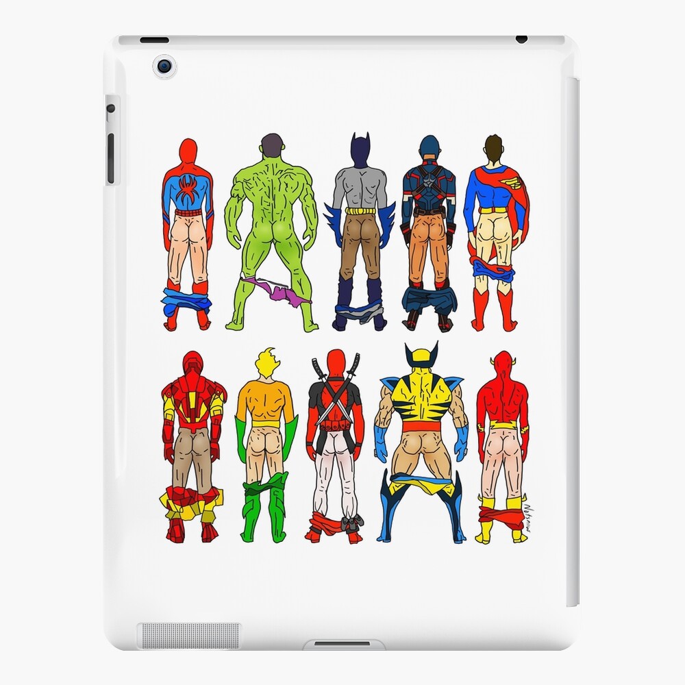 Superhero Butts iPad Case & Skin