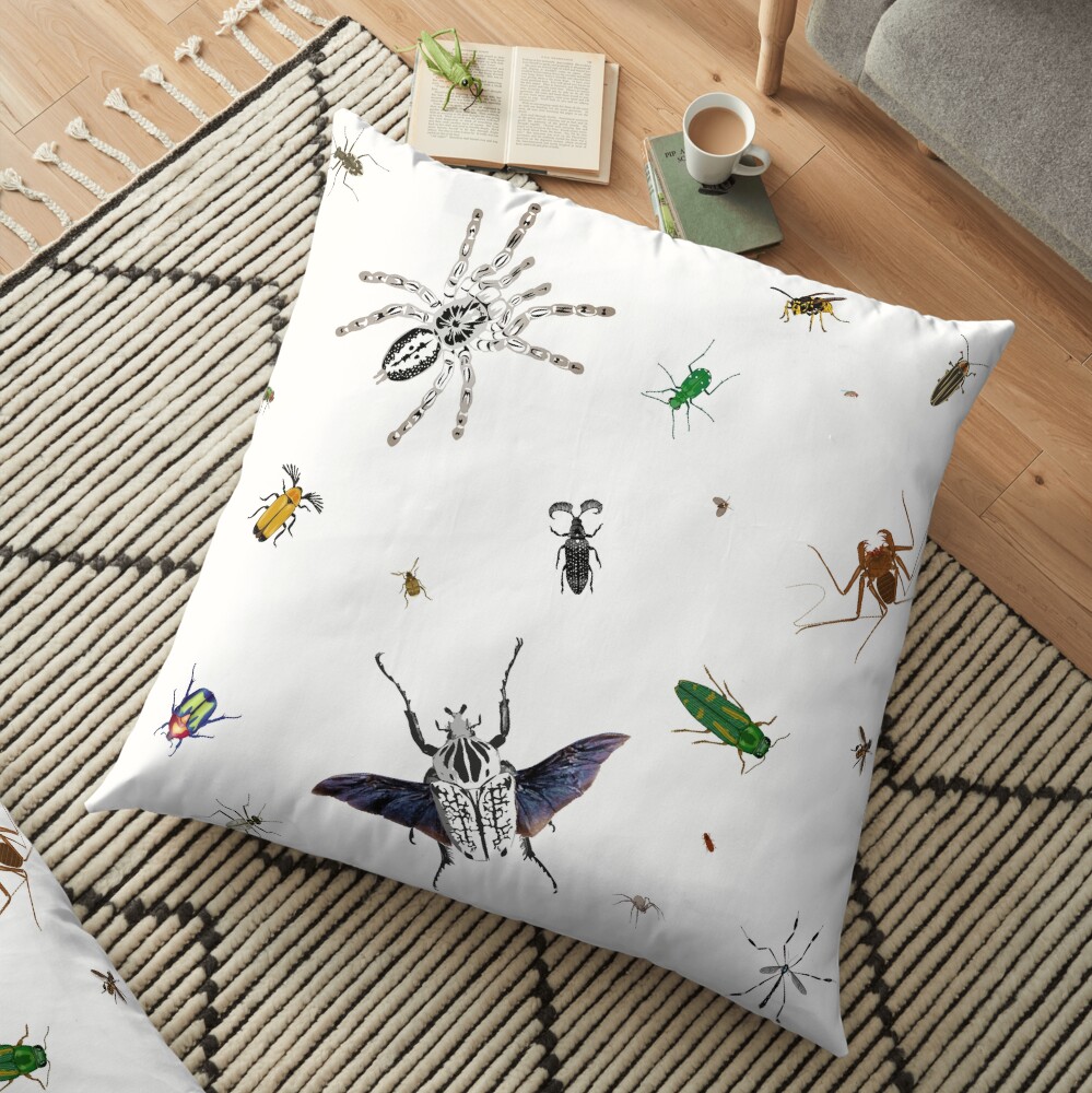 Entomologist's Dream Floor Pillow