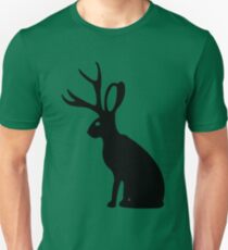 Jackalope Geek lustiger Nerd Slim Fit T-Shirt