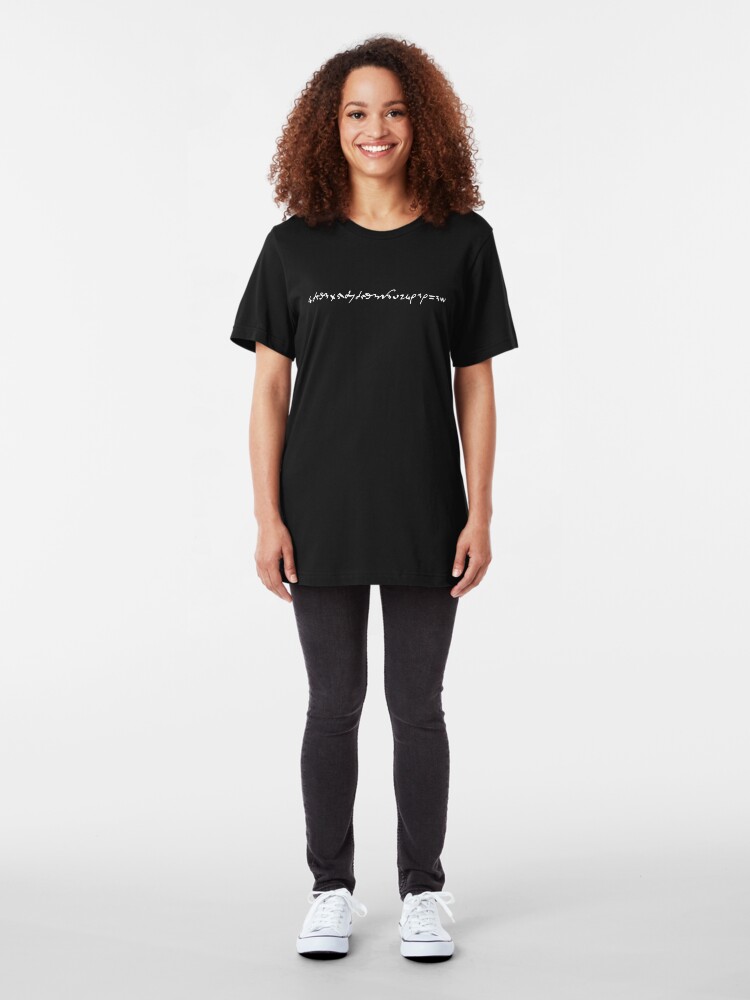 Alternate view of I Love and Only Love the Fairer Sex -  Anne Lister Diary Slim Fit T-Shirt