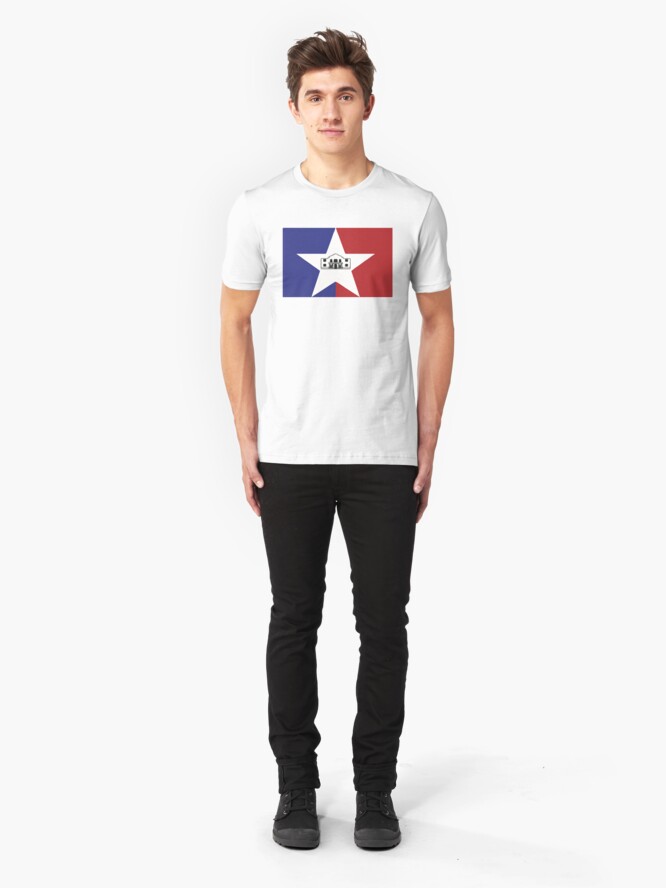 Alternate view of San Antonio Flag Slim Fit T-Shirt