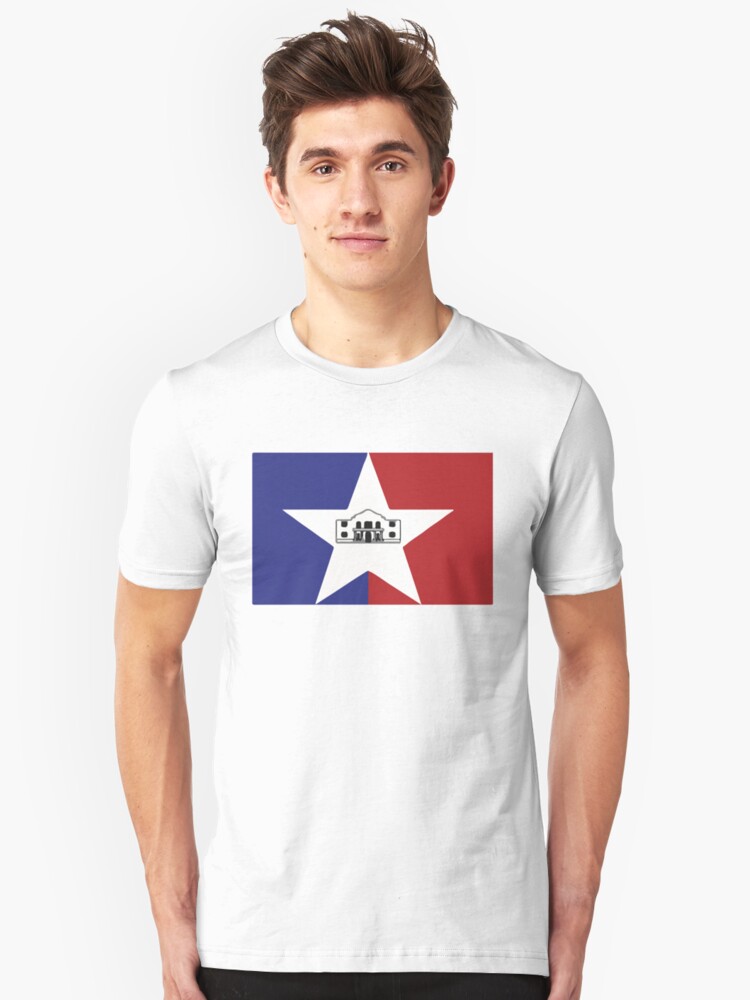 Alternate view of San Antonio Flag Slim Fit T-Shirt