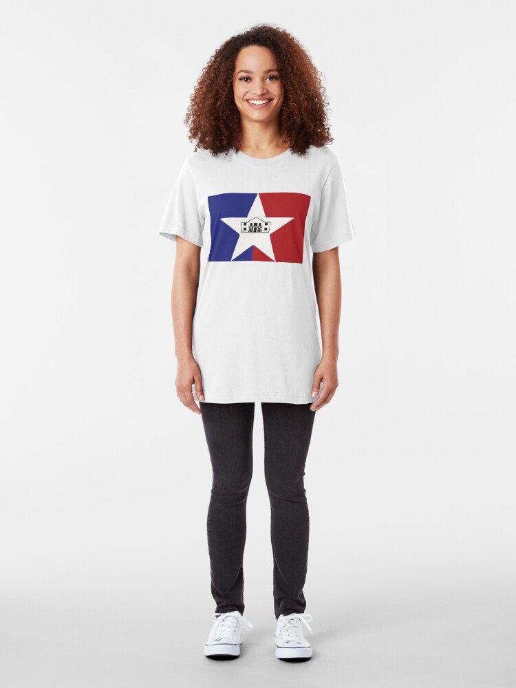 Alternate view of San Antonio Flag Slim Fit T-Shirt