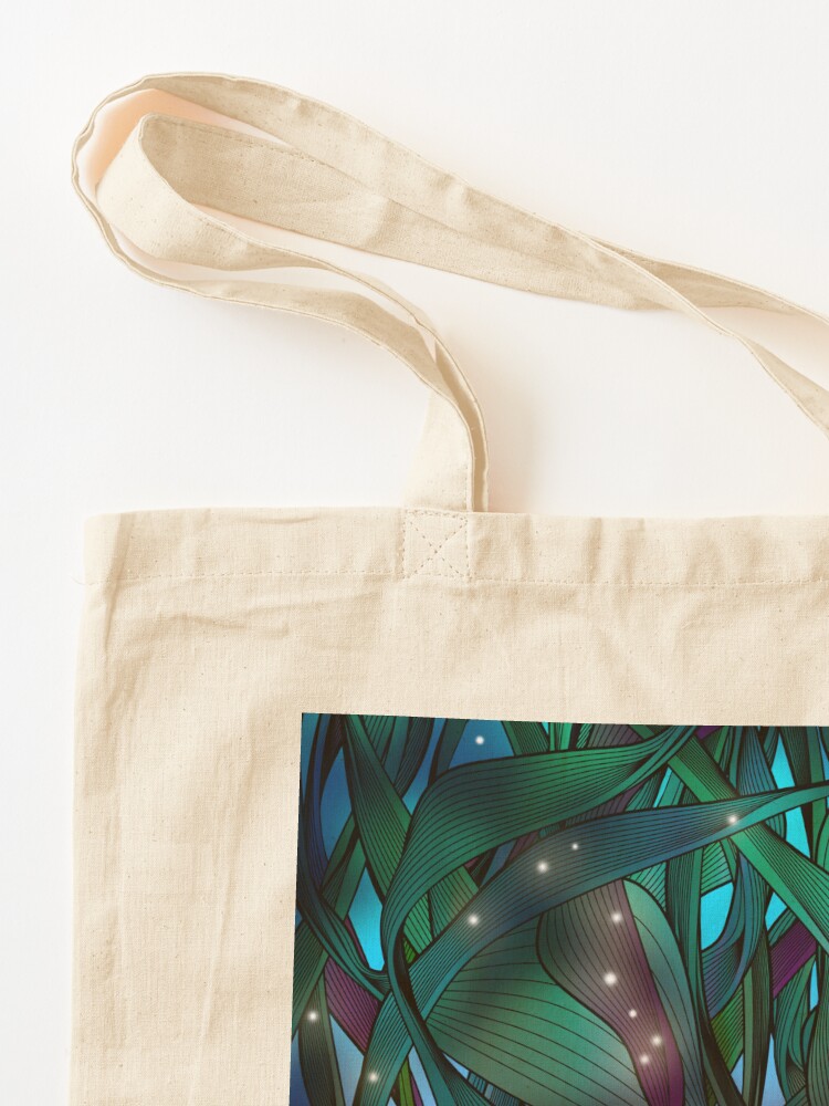 Alternate view of Nocturne (with Fireflies) Tote Bag