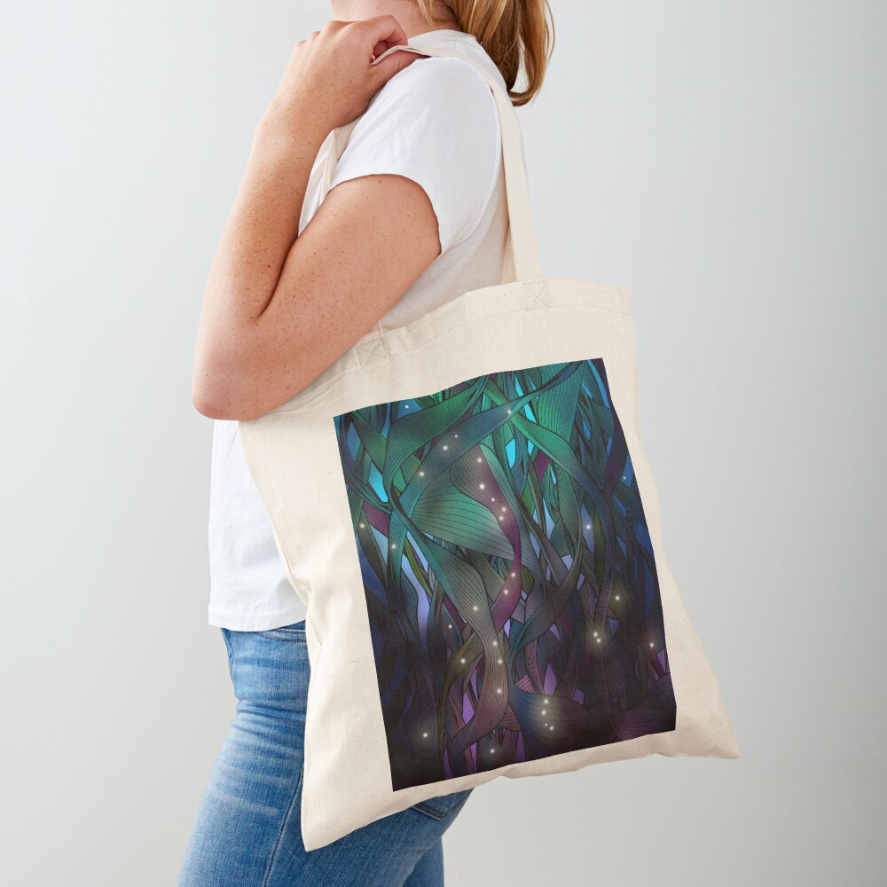 Nocturne (with Fireflies) Tote Bag