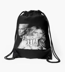 Straight Outta Spuffydale! Drawstring Bag