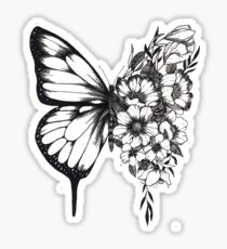 Shawn Mendes Schmetterling Tattoo Sticker