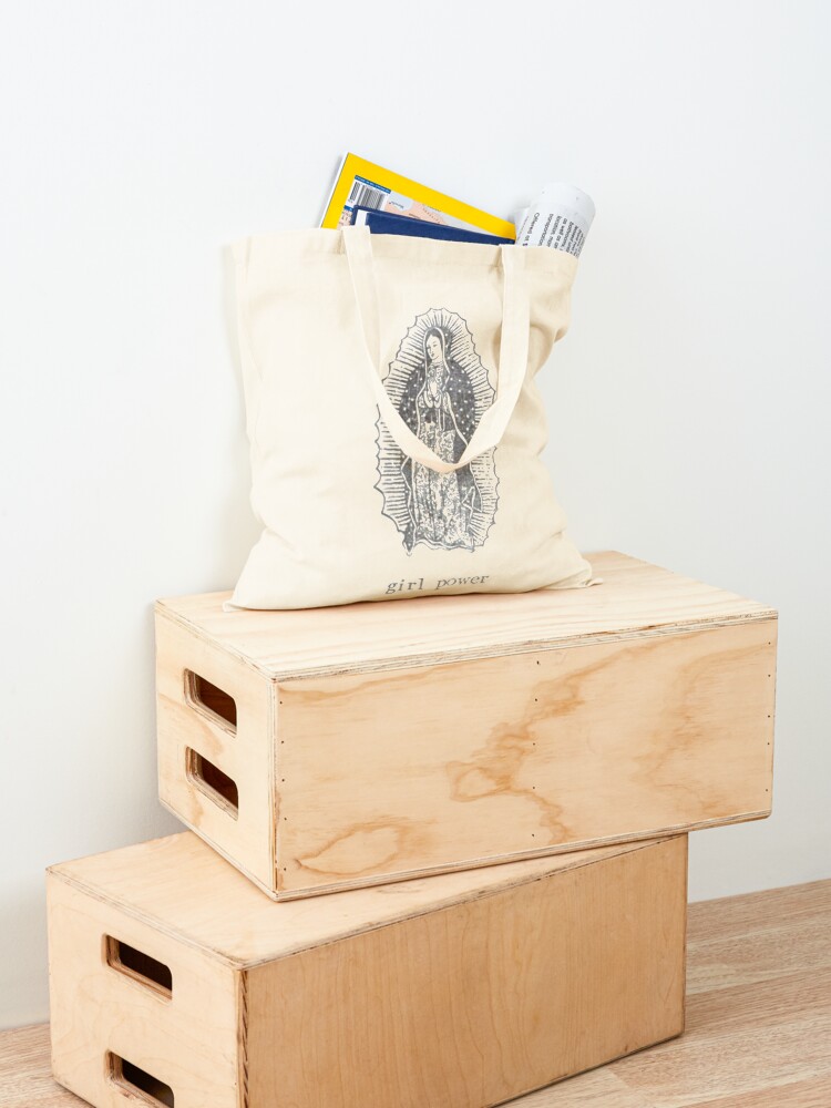 Alternate view of Girl Power Virgin Of Guadelupe Tote Bag