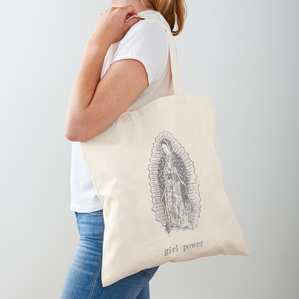 Girl Power Virgin Of Guadelupe Tote Bag