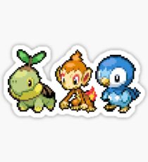 Sinnoh Region Pixel Starter Sticker
