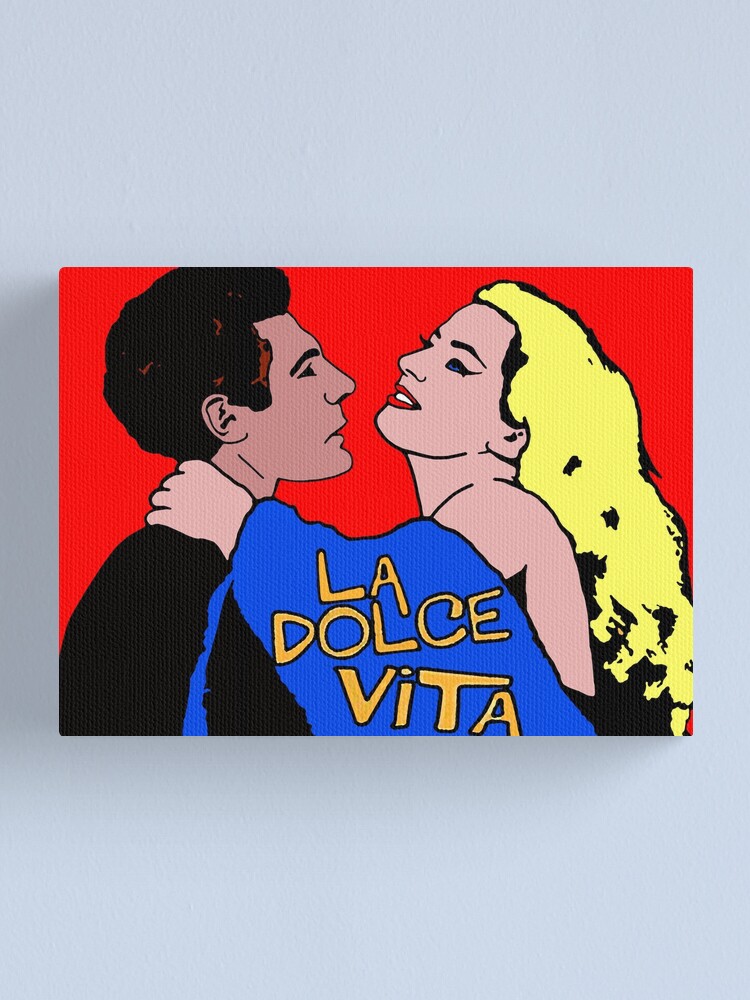 La Dolce Vita " "" Canvas Print by Azzurra | Redbubble