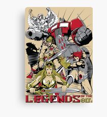 LEGENDS OF THE 80´S Canvas Print