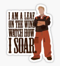 I'm Leaf On the Wind Sticker