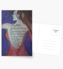 Christmas Love Poem Tattoo Postcards