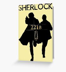 221B Baker Street Greeting Card