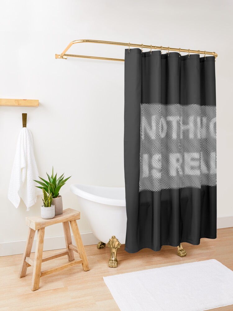 Alternate view of nothing is real Shower Curtain