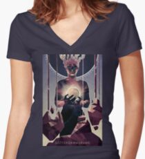 Götterdämmerung; The Twilight of the Gods. Women's Fitted V-Neck T-Shirt