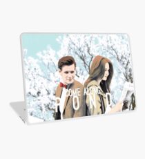 Amelia and Her Doctor Laptop Skin