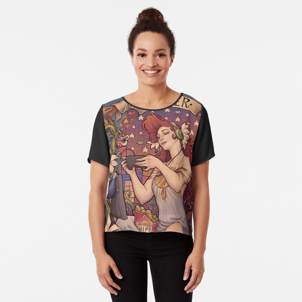 Gamer girl Nouveau Chiffon Top
