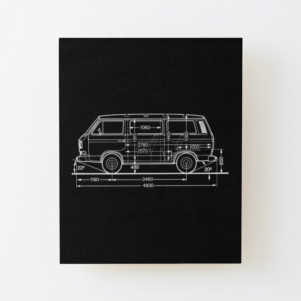 Home is where you Park It AUTOCOLLANT VW BUS Bay Window splitty T3 T25