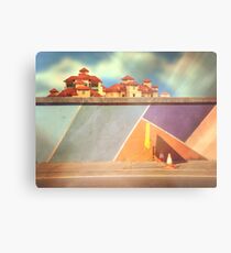 pedestrians use other side Metal Print