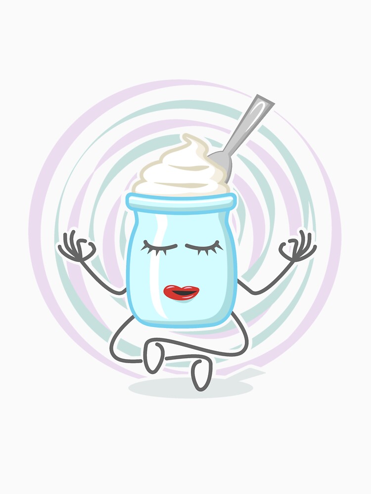 Yogurt Doing Some Yoga by tamparoo