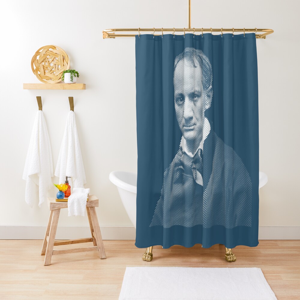 Charles Baudelaire Shower Curtain