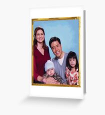 Asian Jim Halpert Greeting Card