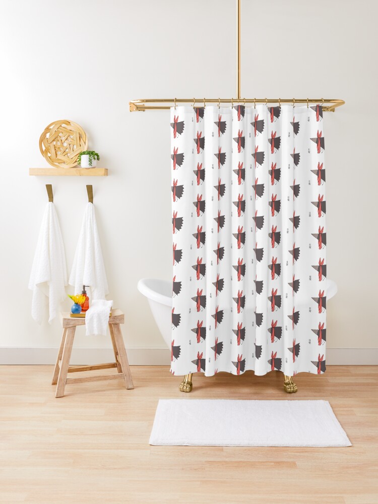 Nichijou Raven Shower Curtain By Haytim Redbubble