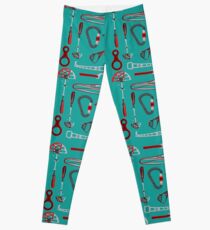 Climbing Equipment Design Pattern Leggings
