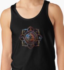 Om Lotus Flower Yoga Poses Tank Top