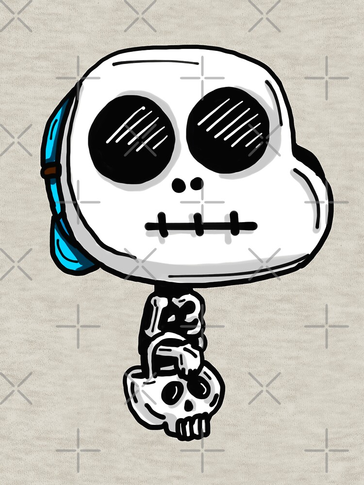 Gumball Watterson from The Amazing World of Gumball™ wearing a Halloween Skeleton Costume by sketchNkustom