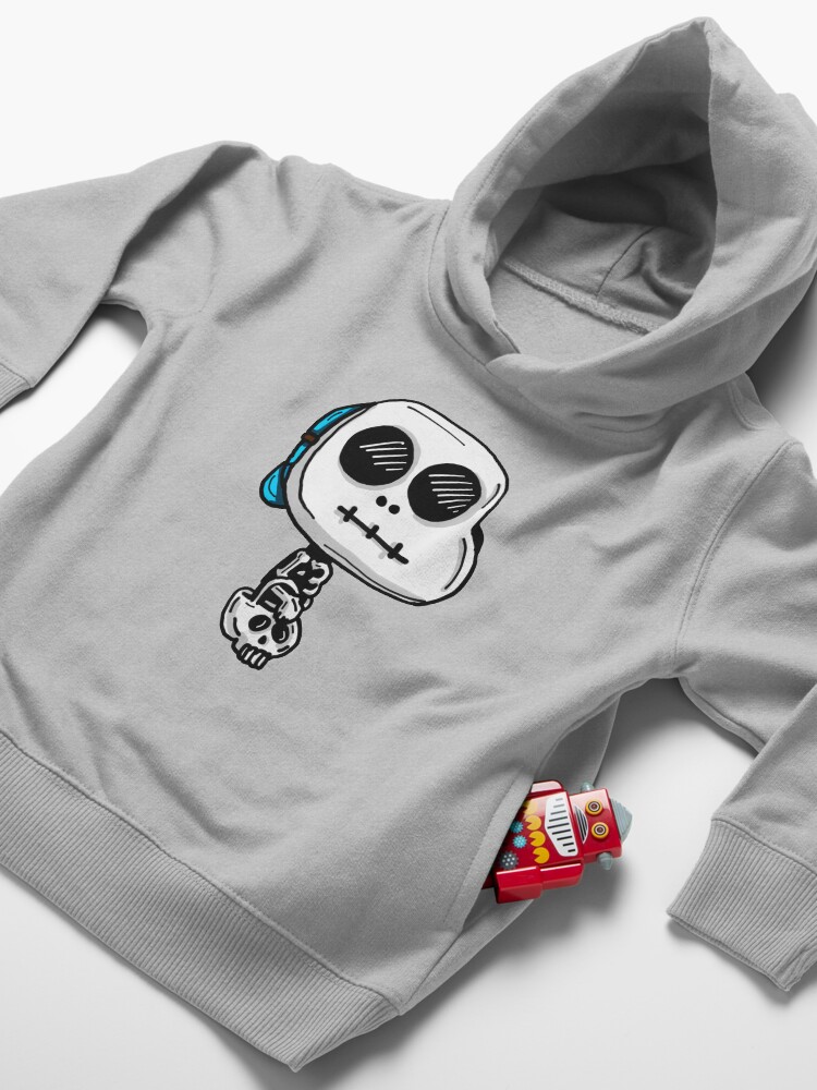 Alternate view of Gumball Watterson from The Amazing World of Gumball™ wearing a Halloween Skeleton Costume Toddler Pullover Hoodie