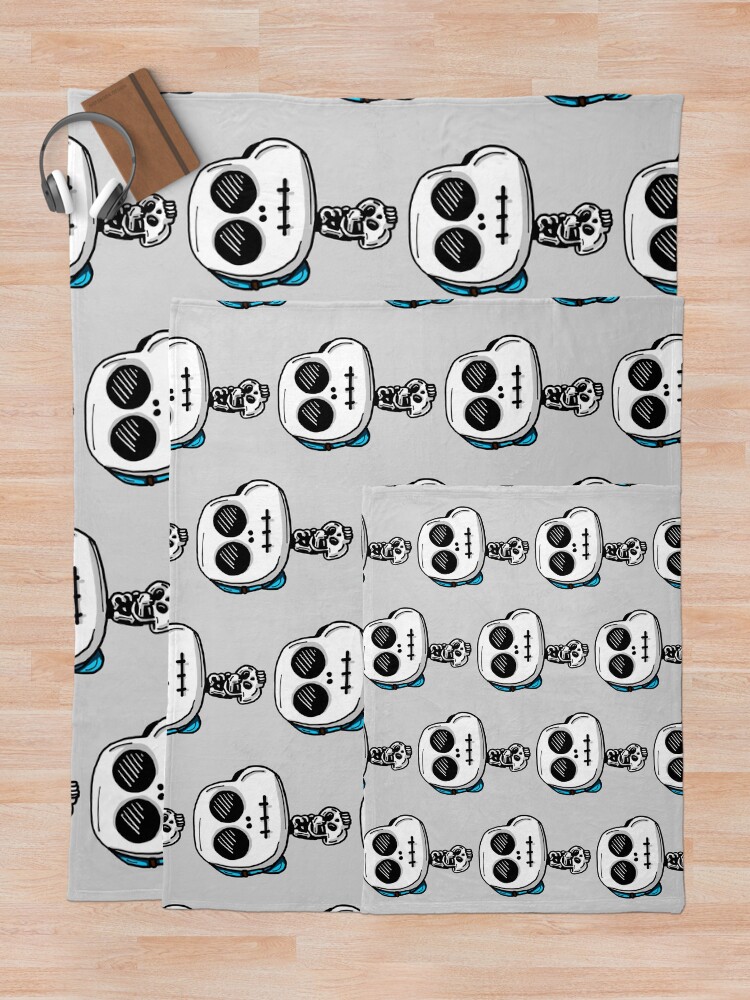 Alternate view of Gumball Watterson from The Amazing World of Gumball™ wearing a Halloween Skeleton Costume Throw Blanket