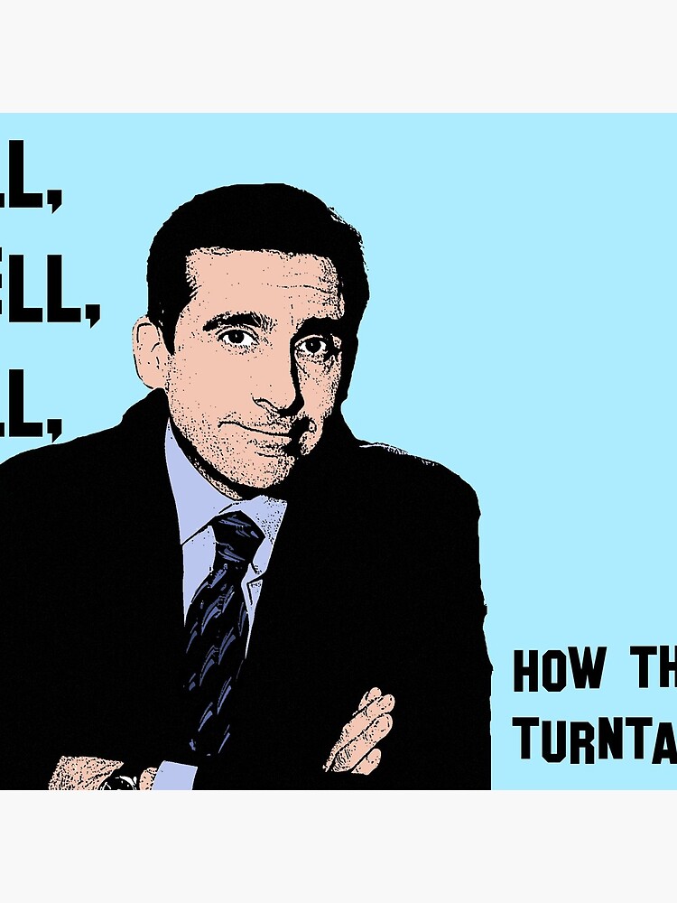 "How the turntables, The Office" Coasters (Set of 4) by iChanka Redbubble