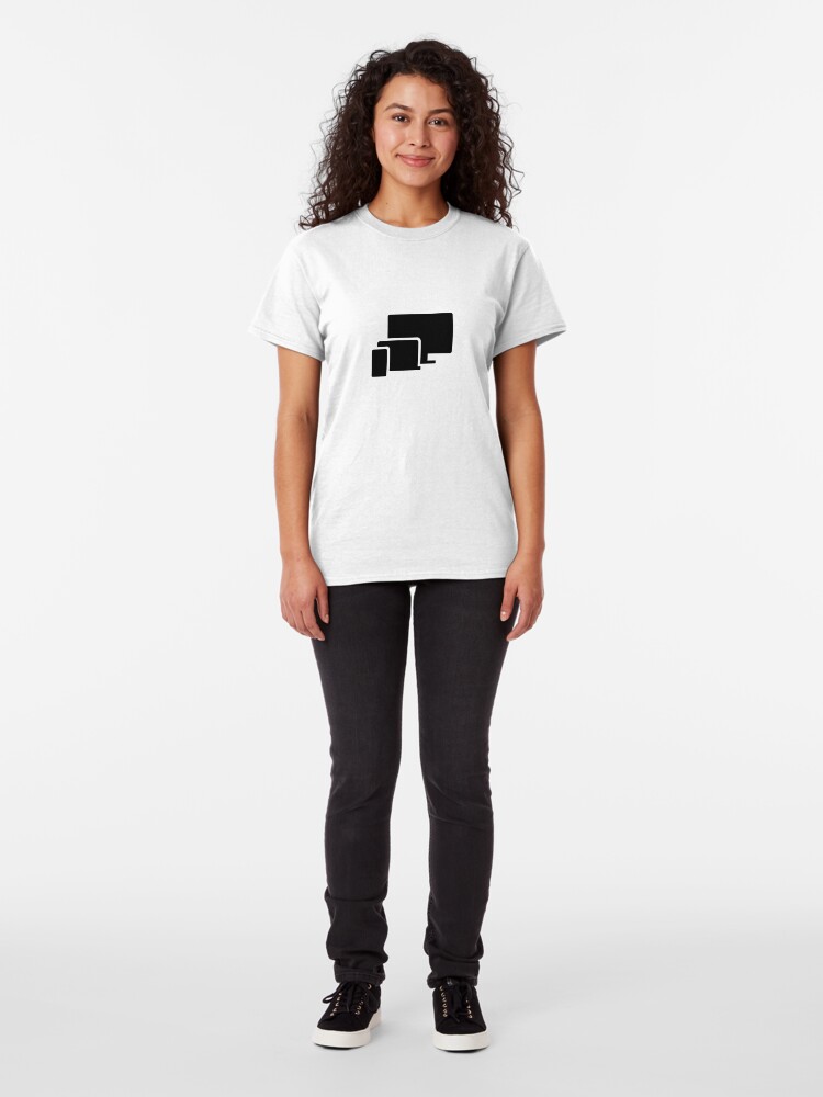 Alternate view of Phone Laptop Desktop Technology (Inverted) Classic T-Shirt