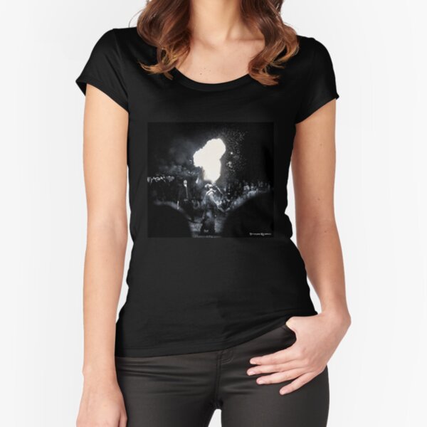 The flare thrower Fitted Scoop T-Shirt