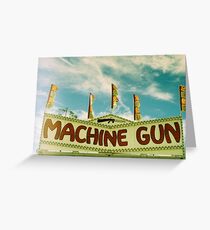 Machine Gun II, Los Angeles, CA October 2010 Greeting Card