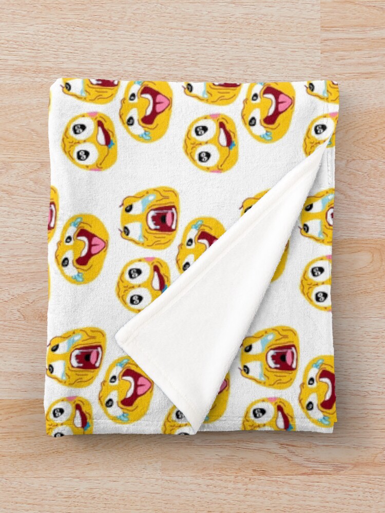 "Relatable Emojis" Throw Blanket by SNG12 Redbubble