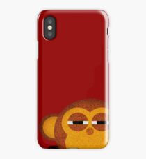 Pocket monkey is highly suspicious iPhone Case