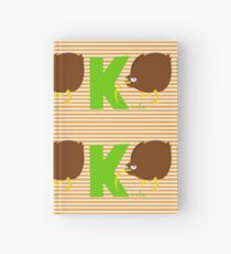 k for kiwi Hardcover Journal