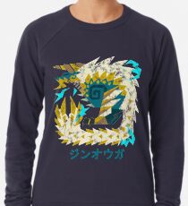 Monster Hunter World Iceborne Zinogre Kanji Icon Lightweight Sweatshirt