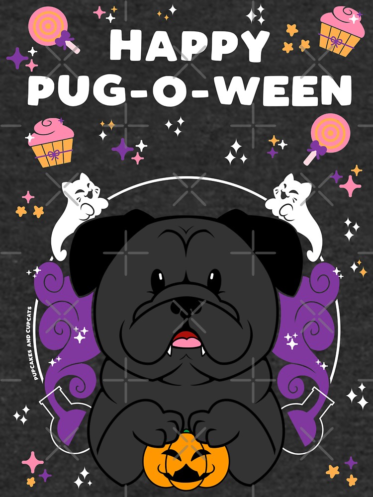 Licorice the Black Pug by PupcakesCupcats