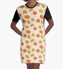 Halloween Cute Pumpkins, halloween gift for woman, halloween home deco, halloween pumpkins, halloween bright color, halloween gifts for woman Graphic T-Shirt Dress