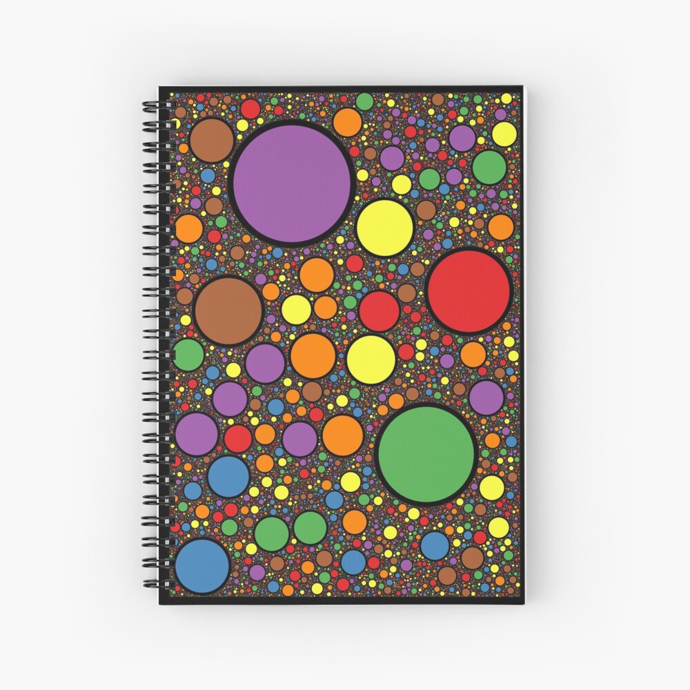 Circle Packing 214 Spiral Notebook