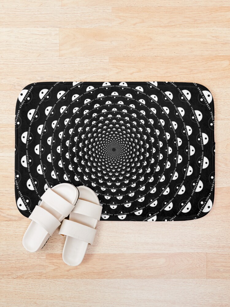 Alternate view of Stoic Stillness - Be Calm - Against The Chaos Bath Mat