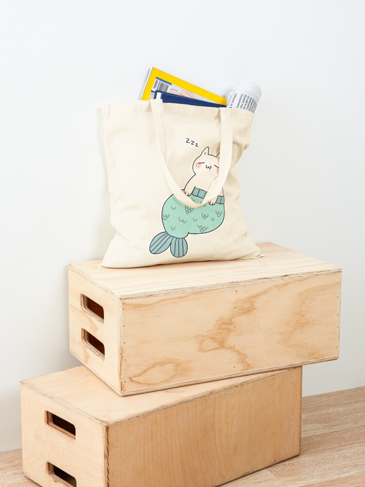 Alternate view of Sleeping Catfish Tote Bag