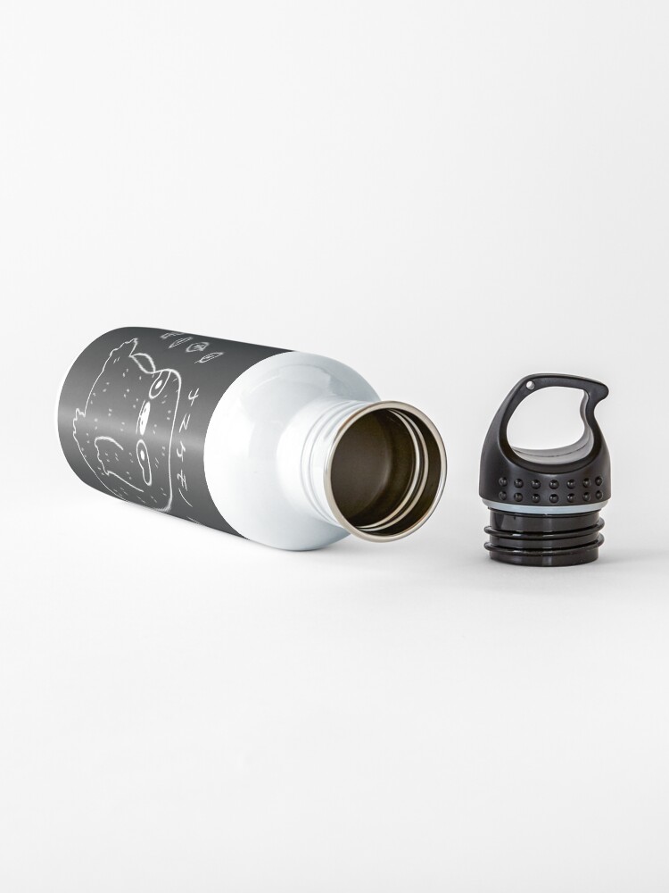 Alternate view of Monochrome Sloth - Simple Art v2.0 Water Bottle