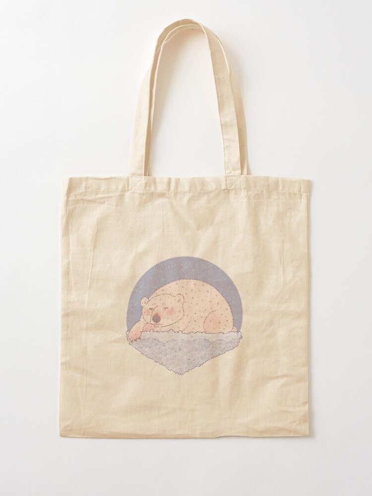 Alternate view of Sleeping Polar Bear Tote Bag